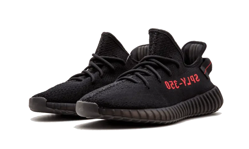 Adidas Yeezy Boost 350 V2 Black Red - Image 3